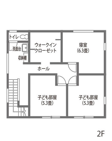 シバタ建設 こだわりの性能と理想のインテリアで心地よい住まい 2階