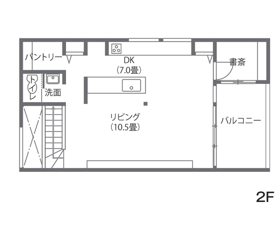 クラフトハウス 建築家の設計力が光るハイスペック・デザイン住宅 2F