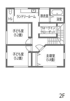 坪数以上の広さを実感！32坪のロースタイルの家
