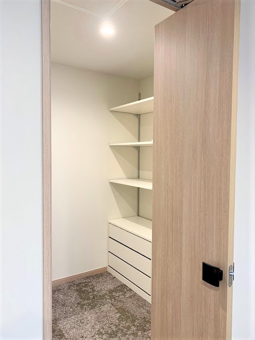 ミサワホーム静岡【収納力、平屋、スキップフロア】3畳のウォークインクローゼット