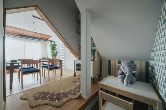 アイフルホーム焼津店 （三住建設） 隠れ家ヌックとガレージ風スペースをもつ 共働き・子育て夫婦に向けた平屋対応モデル 画像6