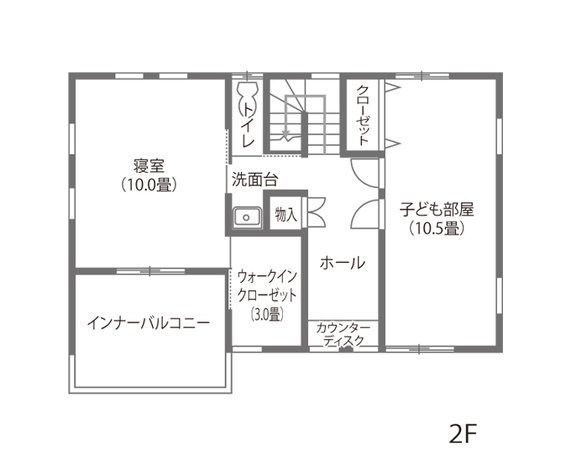 イーホーム 高性能住宅にかわいいをプラス光と風のプロヴァンスハウス 2階