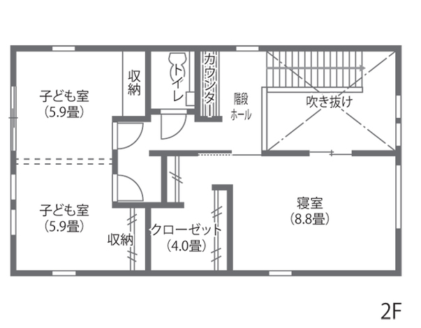 Yamaguchi Design 掛川店（アイフルホーム 掛川店） 駅近の市街地でも、家族がのびのび暮らせる家 2F