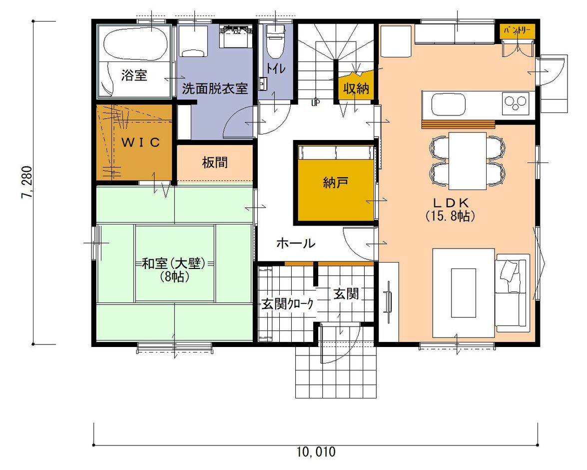 HAPPY HOUSE（山田工務店） 家族の絆を深める、親との同居にも最適な3LDK 1階