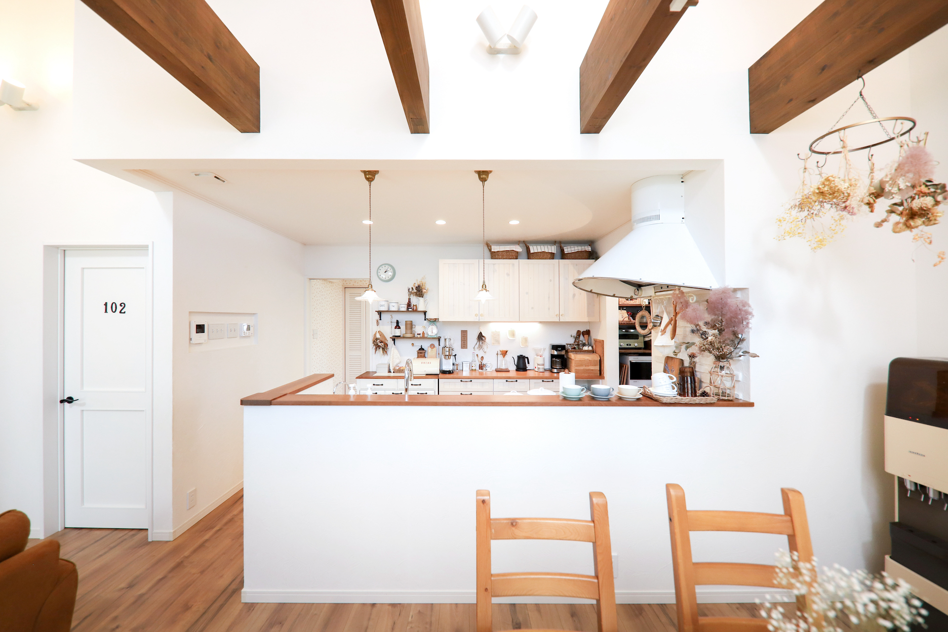 アサヒグローバルホーム｜念願だったドイツ製のオーダーキッチンを主役にコーディネートした、妻・Kさん自慢のキッチン空間。