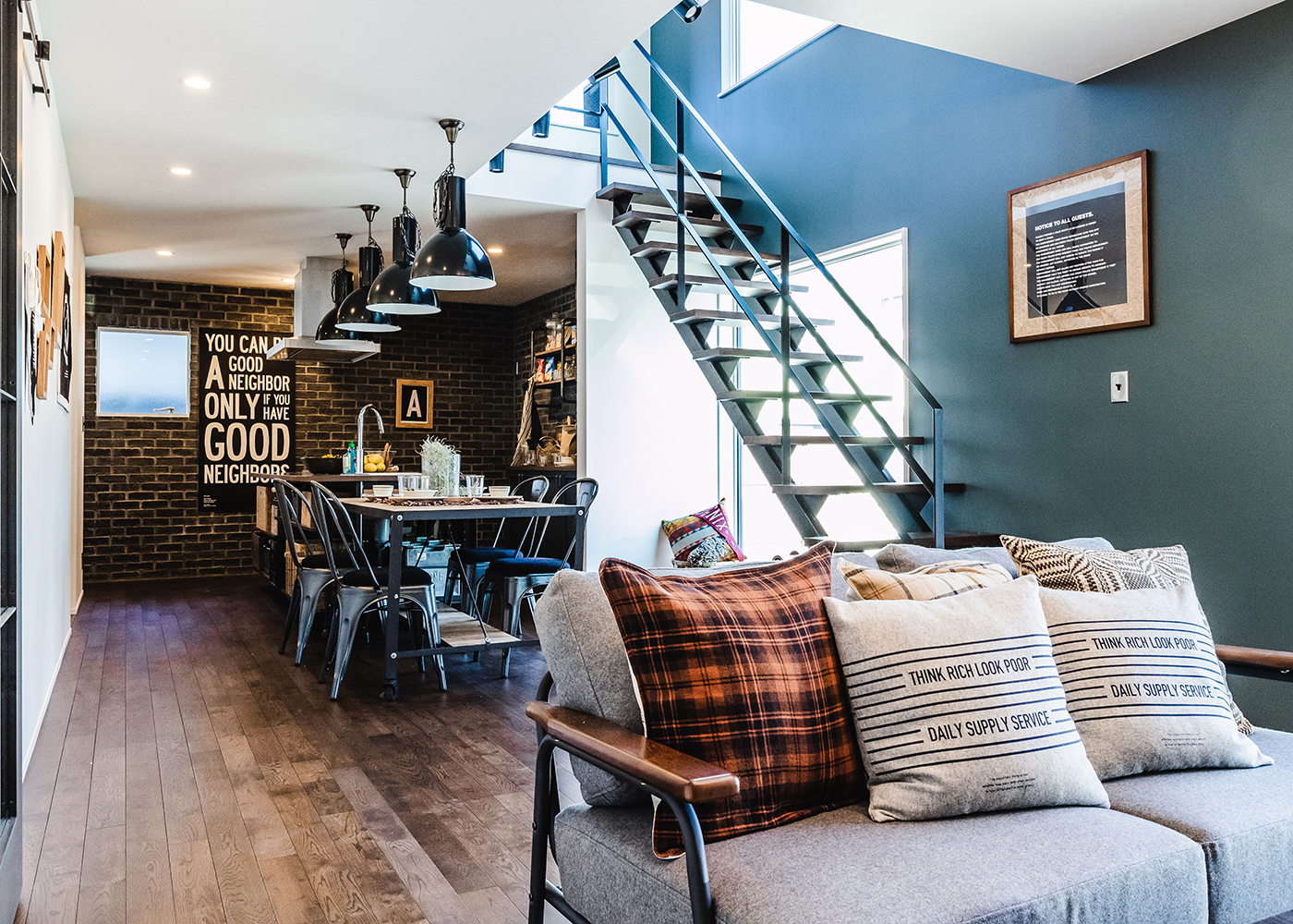 オレンジハウス【静岡市葵区沓谷5-9-14・モデルハウス】【HYGGE】いつも光あふれるリビング