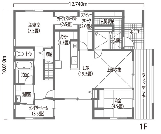 AQURA HOME（アキュラホーム） 家事も育児も楽しくなる平屋感覚の住みやすい家 1階