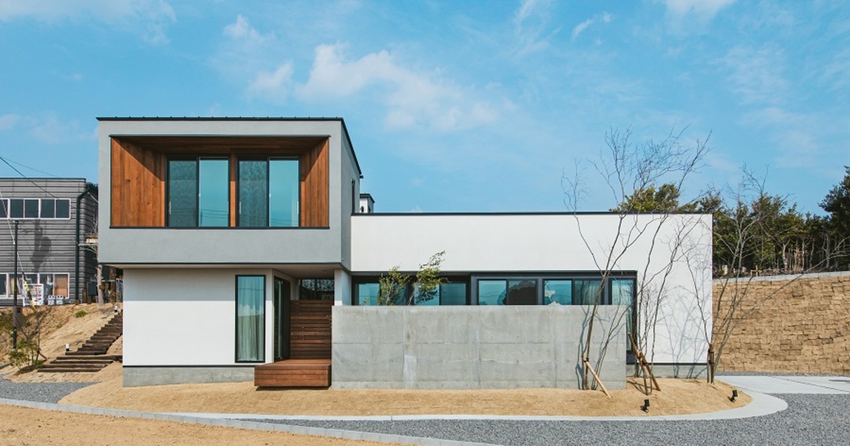 その他 Terrain - Houses Connected by a Bridge Terrain - Houses Connected by a Bridge