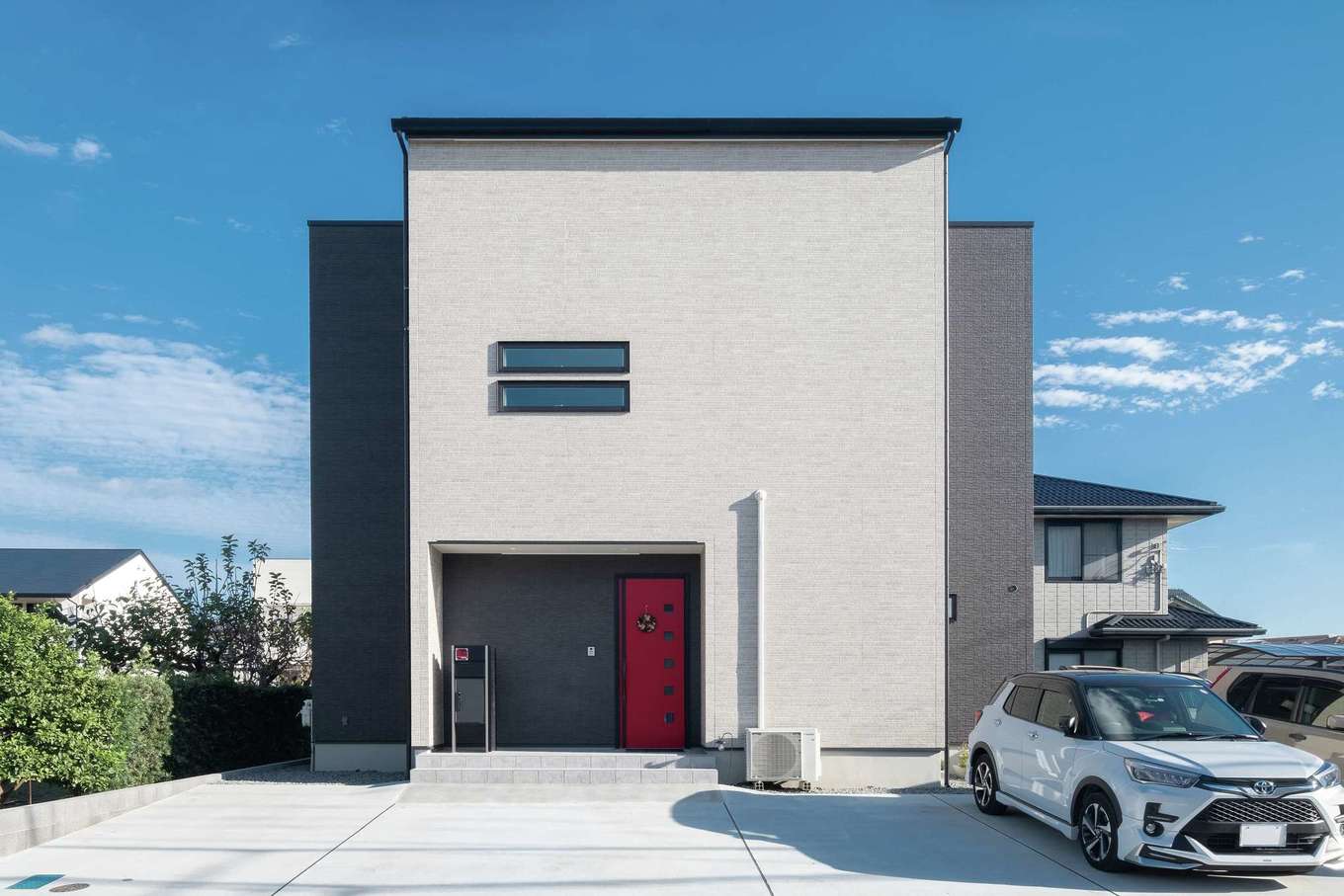 イデキョウホーム【子育て、省エネ、屋上バルコニー】シンプル＆モダンな外観デザイン