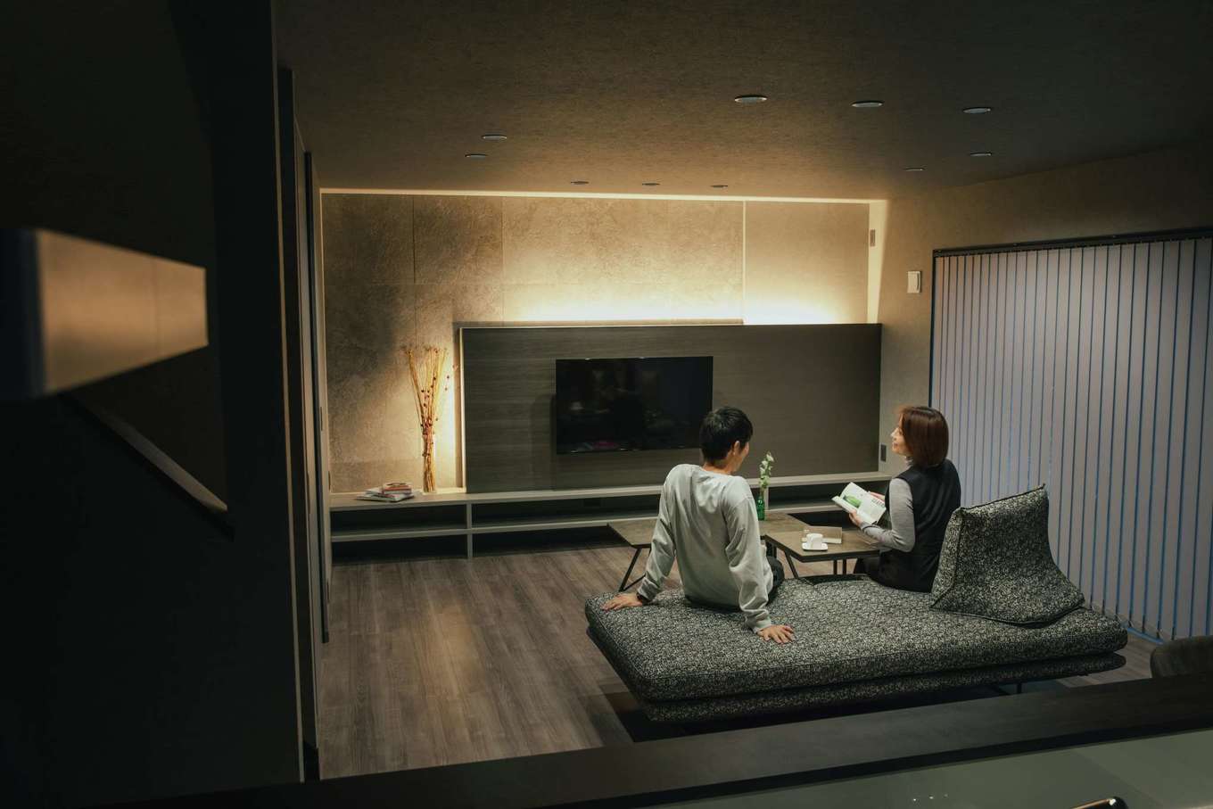 MIOS（マイオス）【デザイン住宅、省エネ、間取り】子どもを寝かしつけた後、夫婦だけで過ごすおだやかな時間