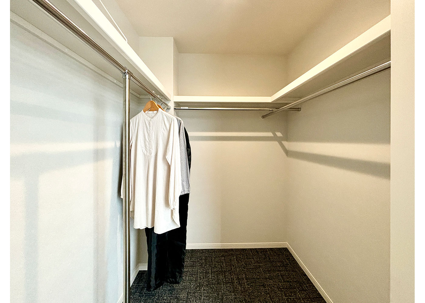 ミサワホーム静岡【デザイン住宅、収納力、間取り】収納しやすいウォークインクローゼット