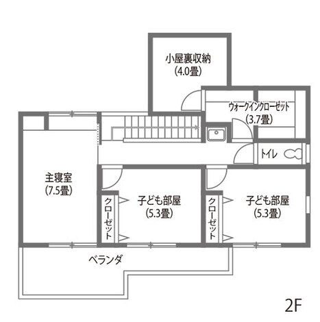 イデキョウホーム 富士産eco断熱で快適＆省エネ、無垢と塗り壁が包む家 2階