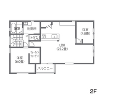 1階はおしゃれな美容室。2階はシックな22畳LDKが広がる住宅に。