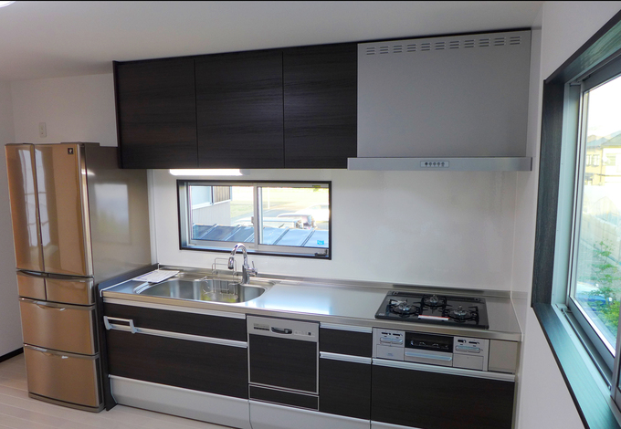 クリナップのクリーンレディはステンレスの清潔感が際立ってこだわりのキッチン