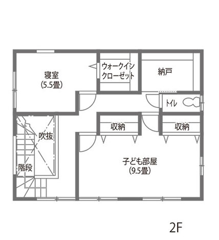 HAPPY HOUSE（山田工務店） つながりを大切に、家族で楽しく暮らせる家 2階