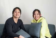 「家はもちろん、まだ結婚していない友だちも多い」という若い夫婦。ローンのことを考えて、はやいうちにとスタート。希望はかっこよくて、ほかにはない家。