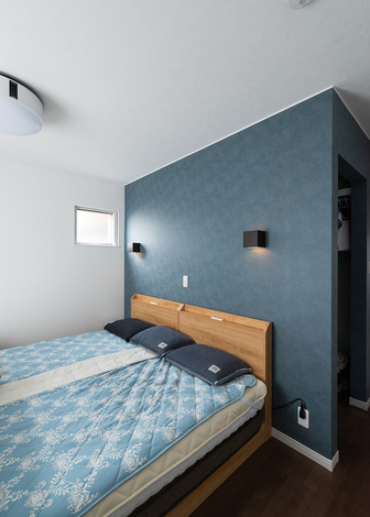 主寝室にはウォークインクローゼットも