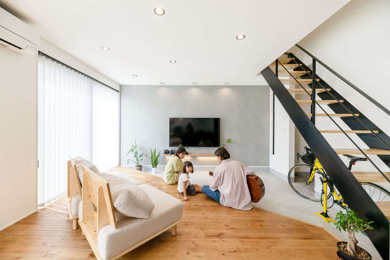 ハウスプラン（R＋house沼津・富士）【デザイン住宅、収納力、建築家】