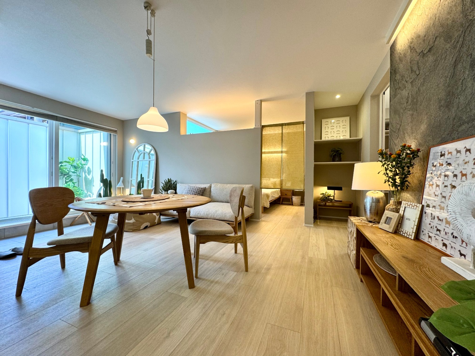 開放的な室内空間