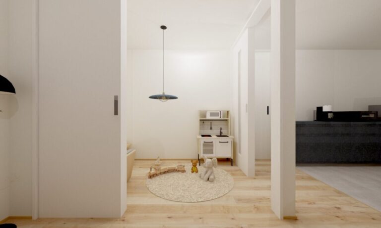 『フリールームを含めた20帖以上の広々LDK』