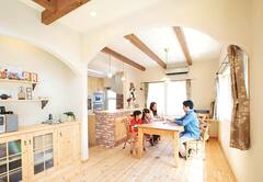 上品で重厚な英国風の家
