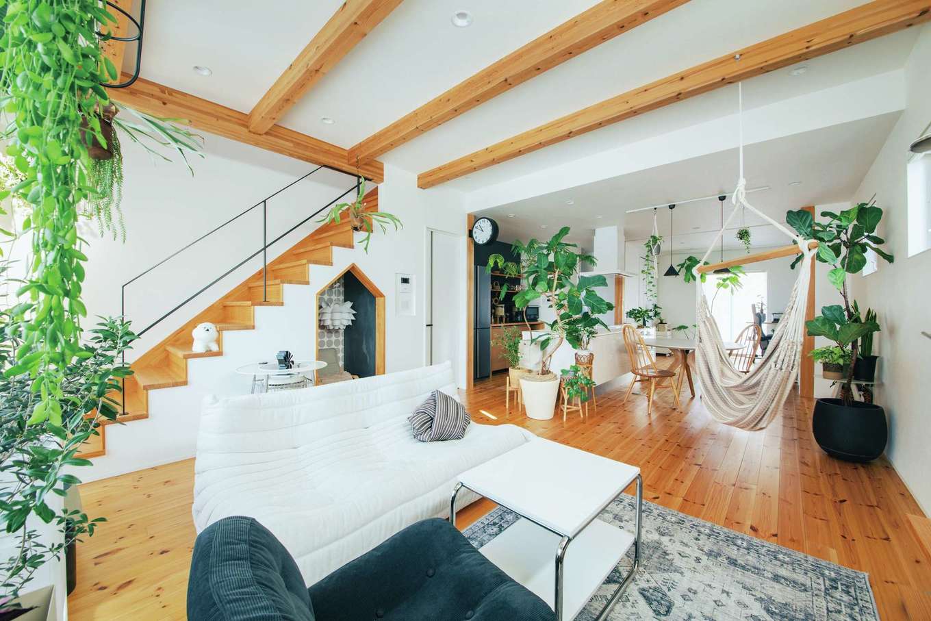 SEVEN HOUSE/セブンハウス【子育て、収納力、間取り】視線が奥まで抜けていく開放感あふれるLDK