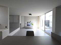 広々としたリビングは、明るい自然光が差し込む中で多目的に利用できる設計。リラックスできる空間が広がる。