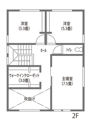 DAITOKU（大得工務店） 子育てしやすい回遊動線＆収納力のあるナチュラルな家 2階