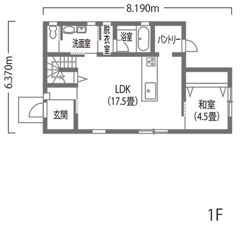 まつざわ建築 無垢材と漆喰で快適に。大工の技が光る自然素材の家 1階