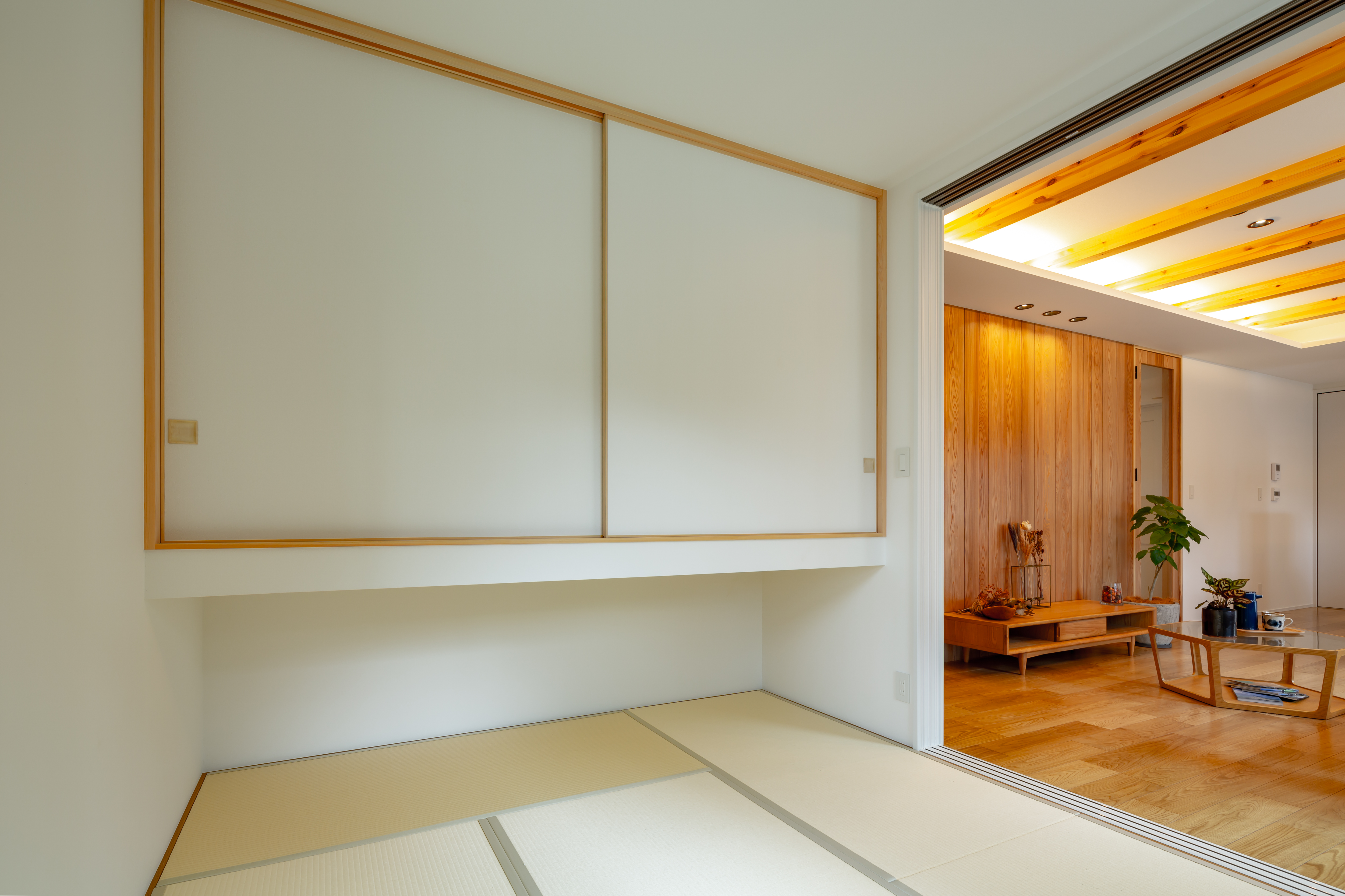 ムニカデザイン（まほろばホーム）｜和室を子どものお昼寝スペースやキッズルームとして活用することで、家族のライフスタイルに寄り添った快適な空間に。