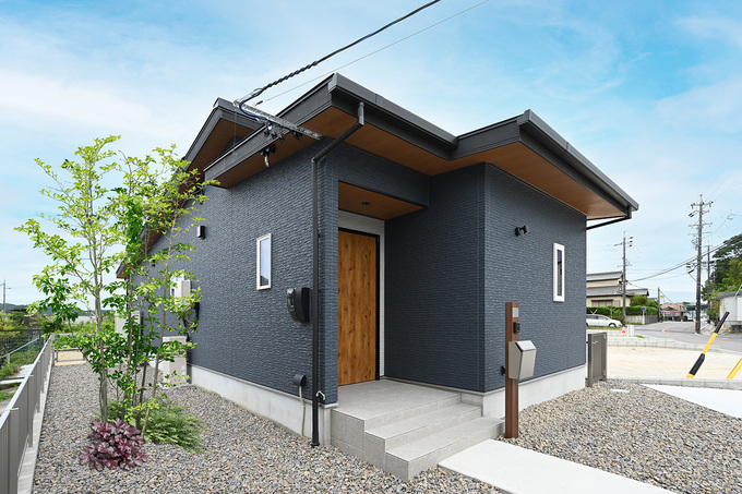 耐震性や耐火性に優れた外壁材を使用した外観