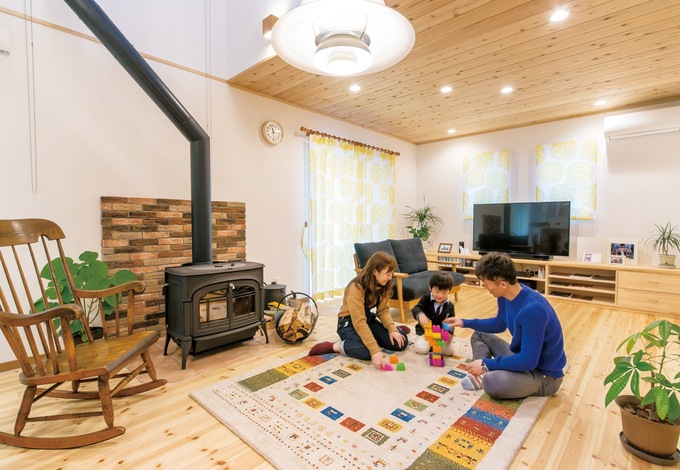 片山建設【自然素材、間取り、ガレージ】