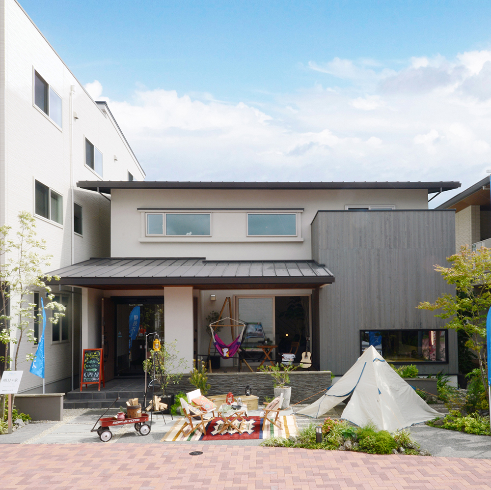 【随時見学OK】清水｜回遊型の間取りで家事ラク、家族団らんを楽しむ和モダンスタイルの家