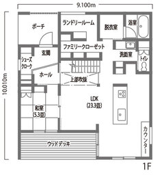 回遊動線も性能も充実。子育て夫婦に優しい住まい