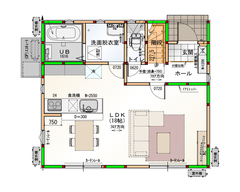 シンプルモダンのLDKで暮らす洗練の住まい