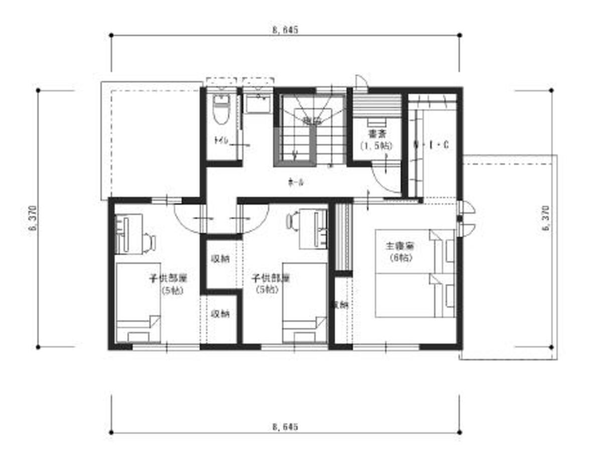 エフエフ住宅 明るく整理しやすい家で快適家事 2階
