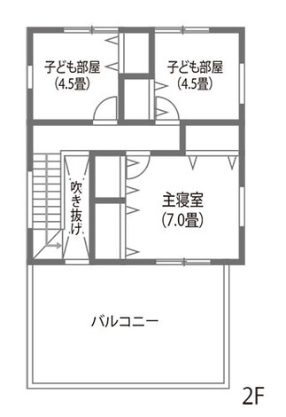 オレンジハウス 静岡市内の狭い土地でもビルトインガレージを叶えた家 2階