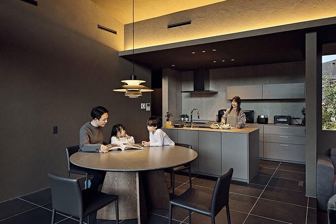 平屋建築ブルーハウス 上質な空間と2つのサウナが心を潤すリゾートな平屋 画像15