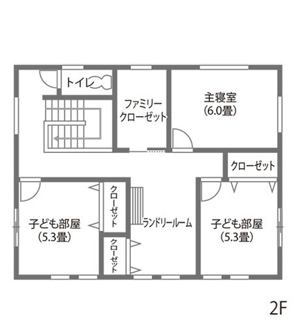 KUREKEN HAUS（榑林建設） 共働き夫婦が叶える「間取り・デザイン・高性能」にこだわった家 2F