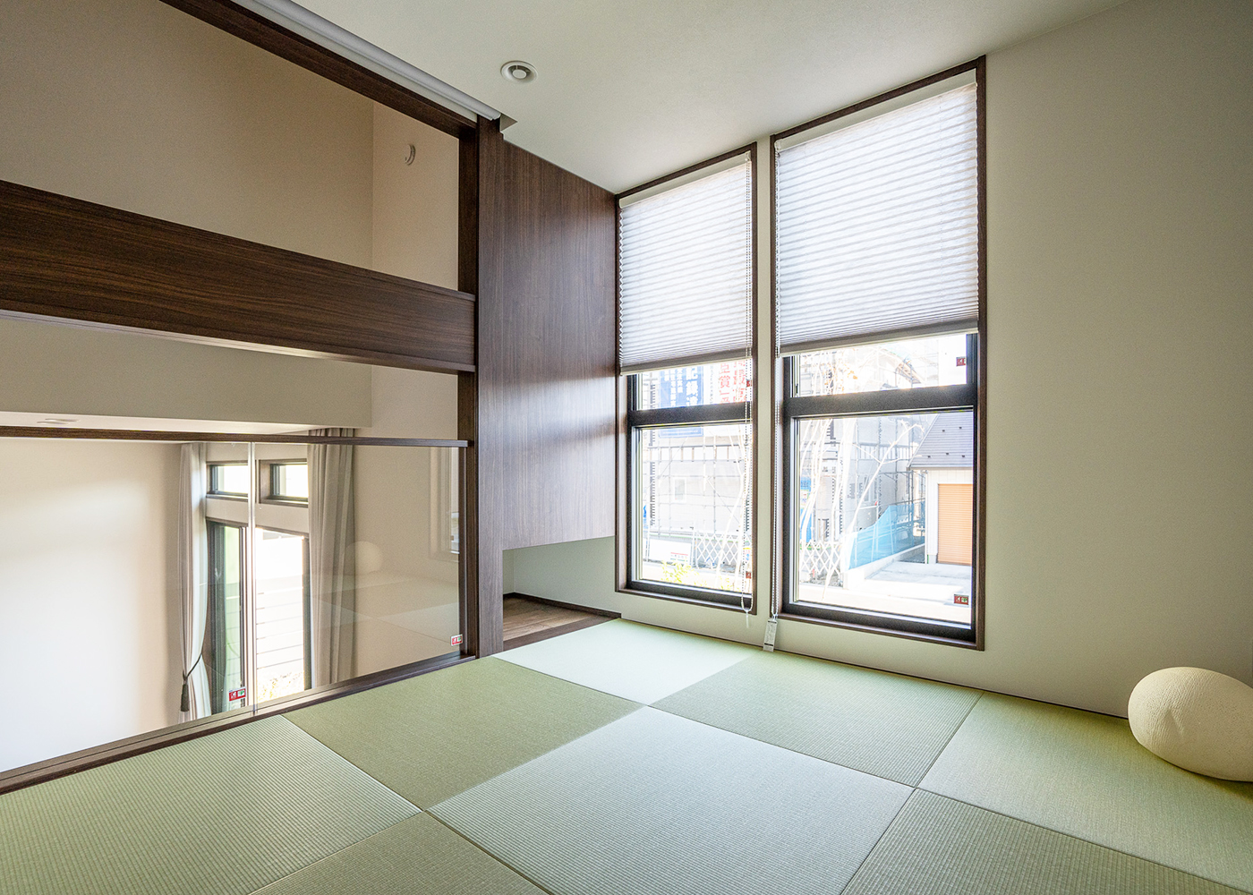 ミサワホーム甲信【デザイン住宅、収納力、間取り】スキップ空間は畳敷きで、ゴロリとくつろげる