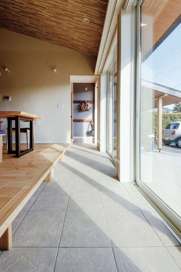 土間は将来観葉植物を育てたり、ペットを飼ったりと多目的な利用が可能