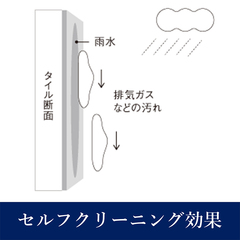 時間（光触媒タイルキラテック）