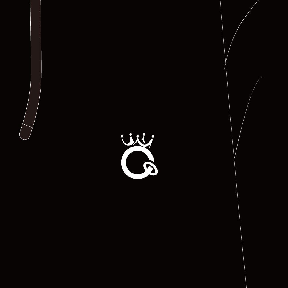 CLAN QUEEN LOGO HOODIE (BLACK) / Official Goods Shop
