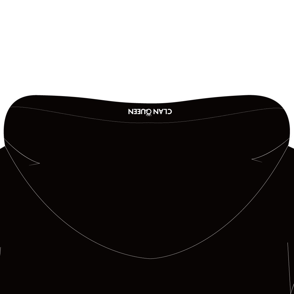 CLAN QUEEN LOGO HOODIE (BLACK) / Official Goods Shop