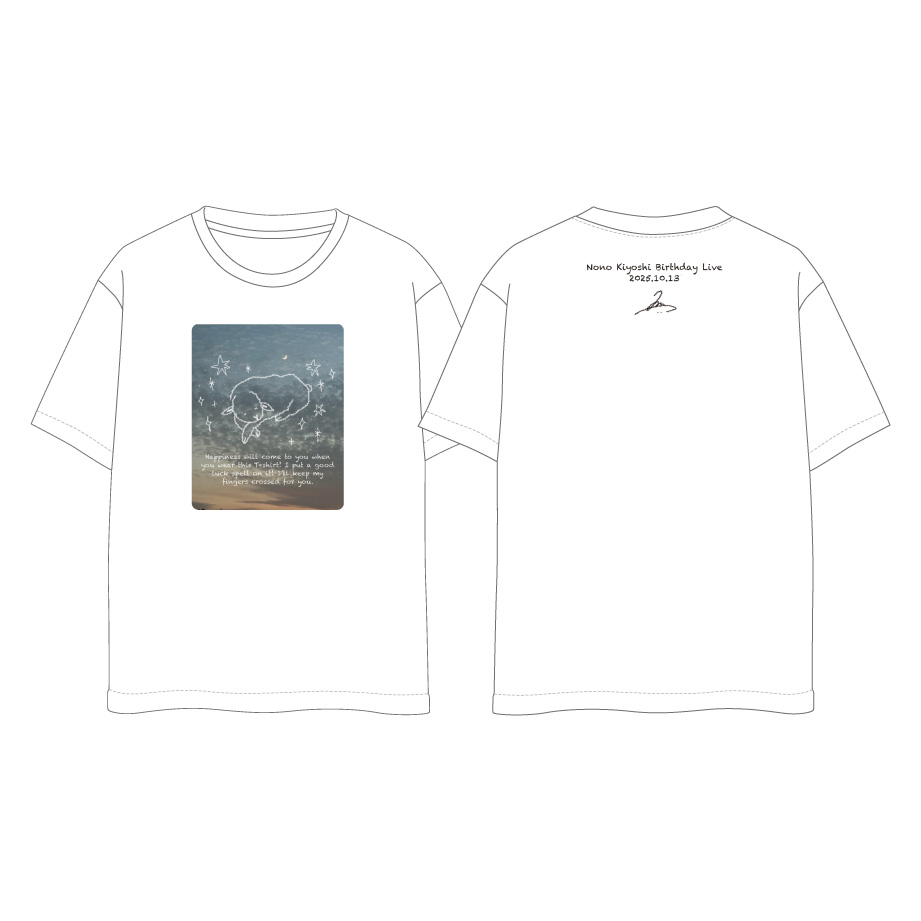 パラディーク　新木るの　生誕祭Tシャツ2025 XLサイズ パラディーク 新木るの 生誕祭Tシャツ2025 XLサイズ 木葭のの