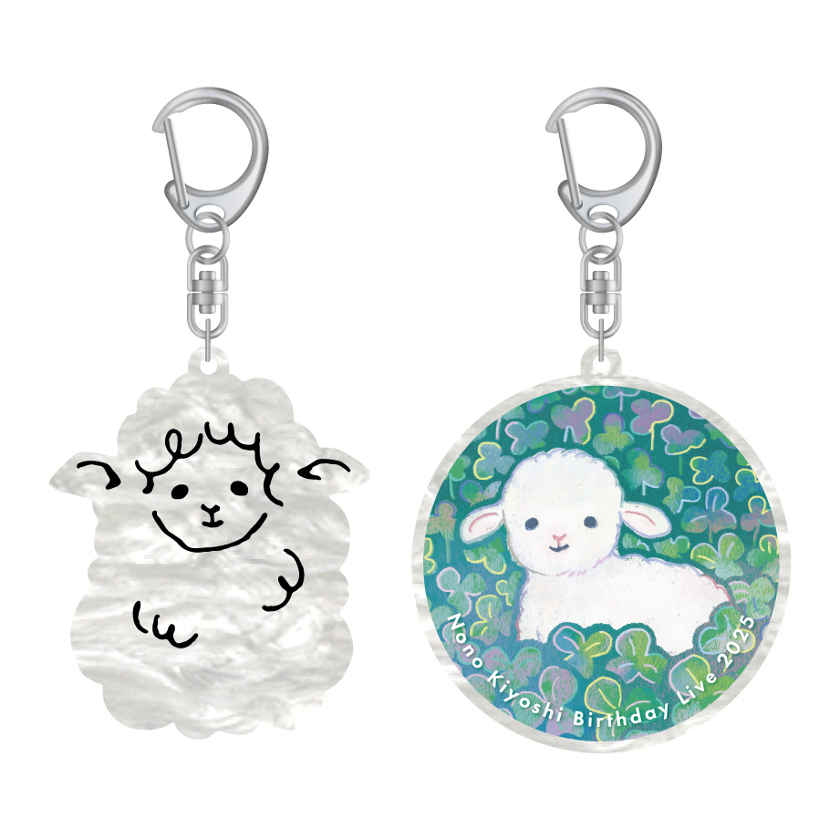 木葭のの生誕祭2025】マーブルアクリルキーホルダー / Official Goods Shop