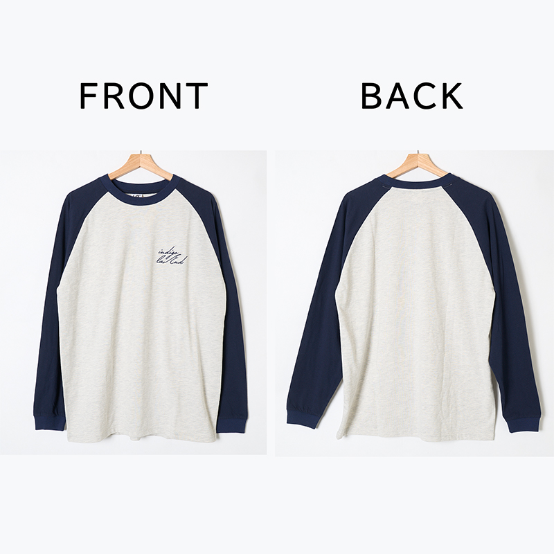 indigo la End ラグランロンT / Official Goods Shop