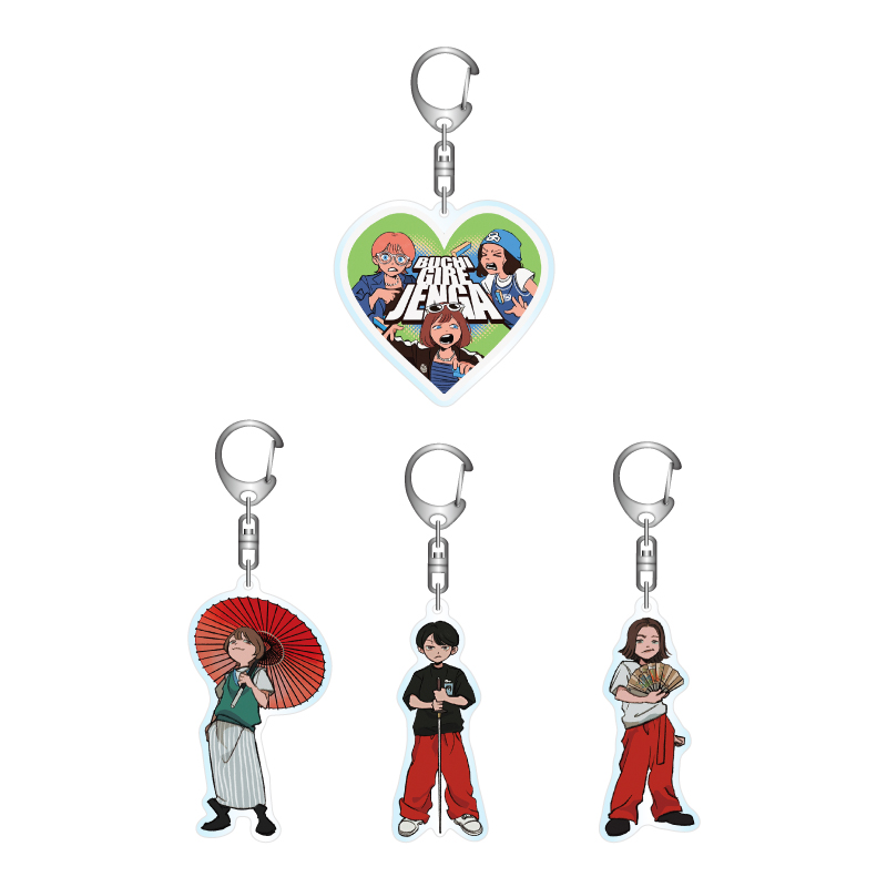 【Edogawa】アクセサリー おまとめ 100億年LOVE Random Key chain Artwork by GAS / Official Goods Shop
