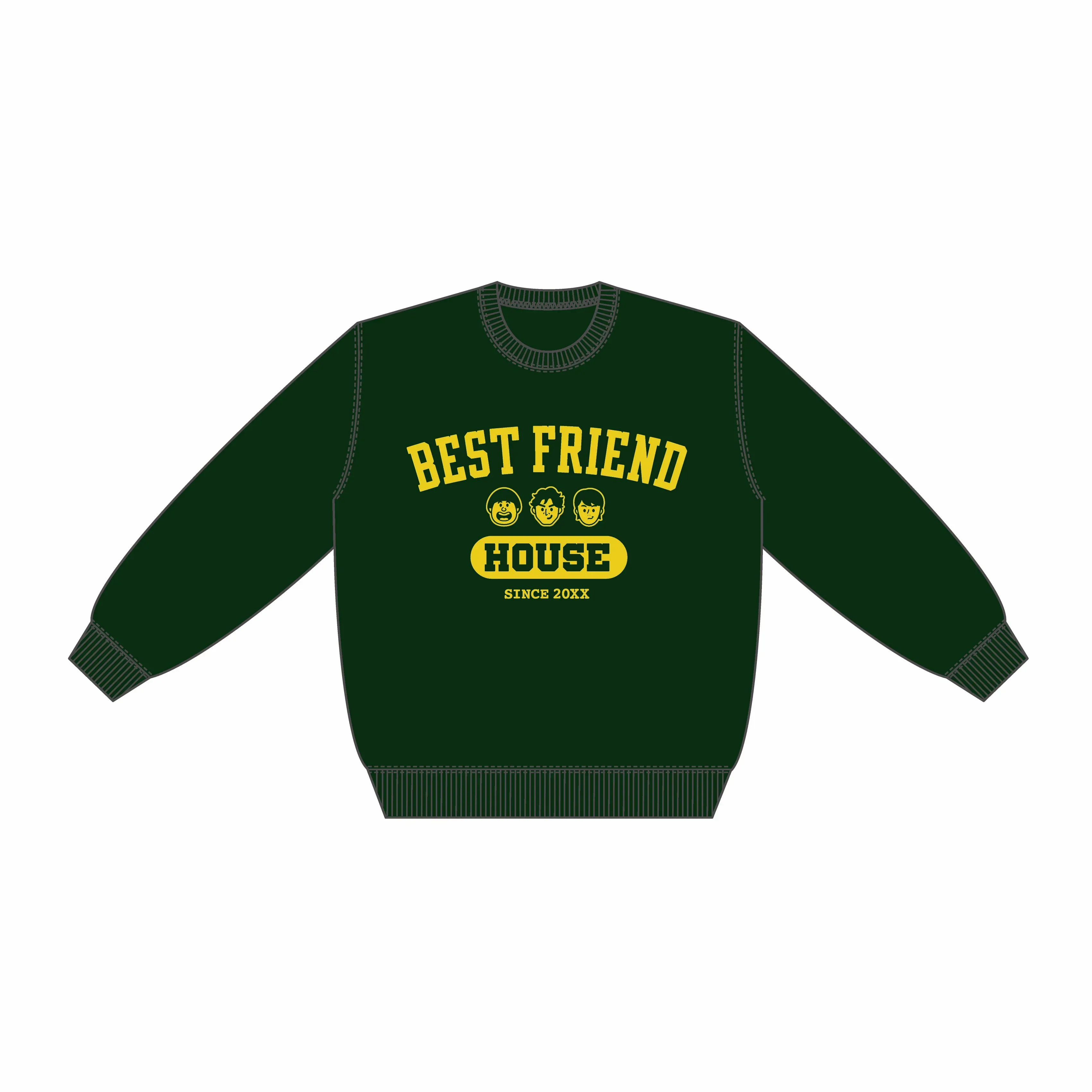 BTOB ファンミ　トレーナー　グリーン 715a07efe34503e73f98e2956303a1