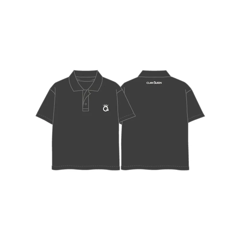 山*郎様 CLAN QUEEN LOGO POLO SHIRT XL CLAN QUEEN LOGO POLO SHIRT / Official Goods Shop
